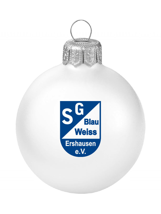 Weihnachtskugel Logo 8cm