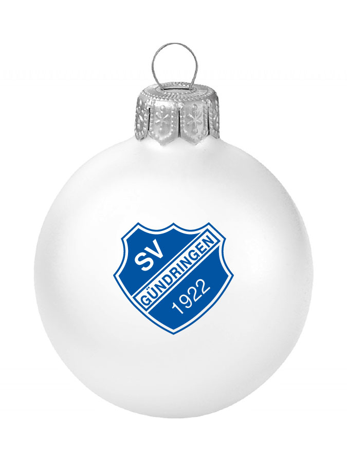 Weihnachtskugel Logo 8cm