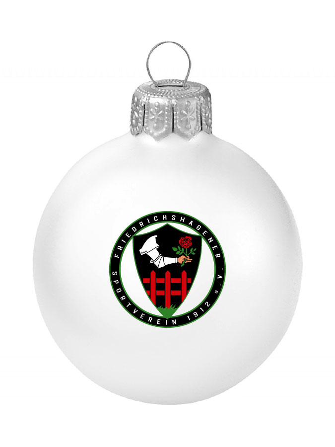 Weihnachtskugel Logo 8cm