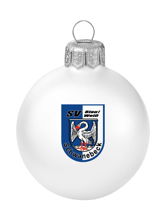 Weihnachtskugel Logo 8cm