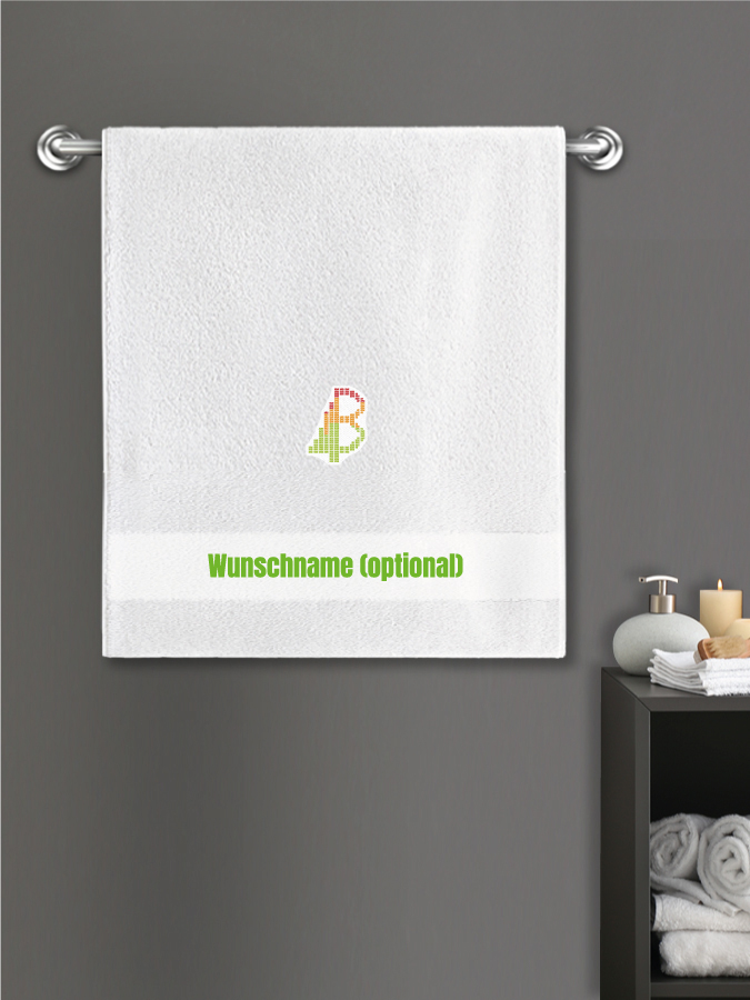 Badehandtuch Team Sticklogo