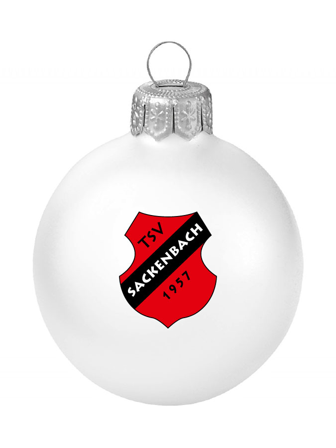 Weihnachtskugel Logo 8cm