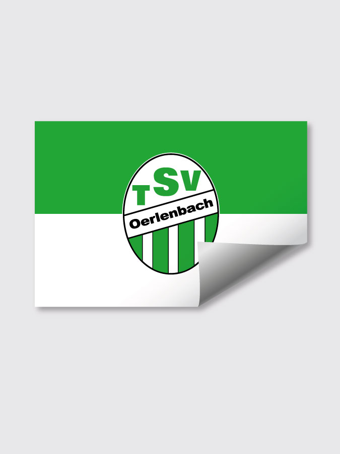 Aufkleber DIN A7 Logo