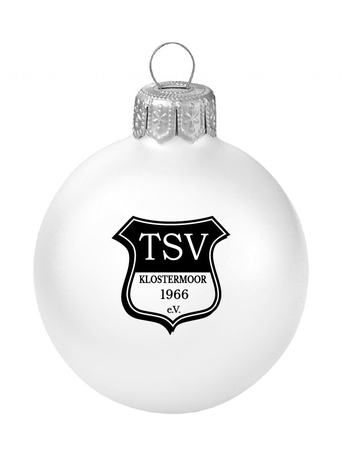 Weihnachtskugel Logo 8cm