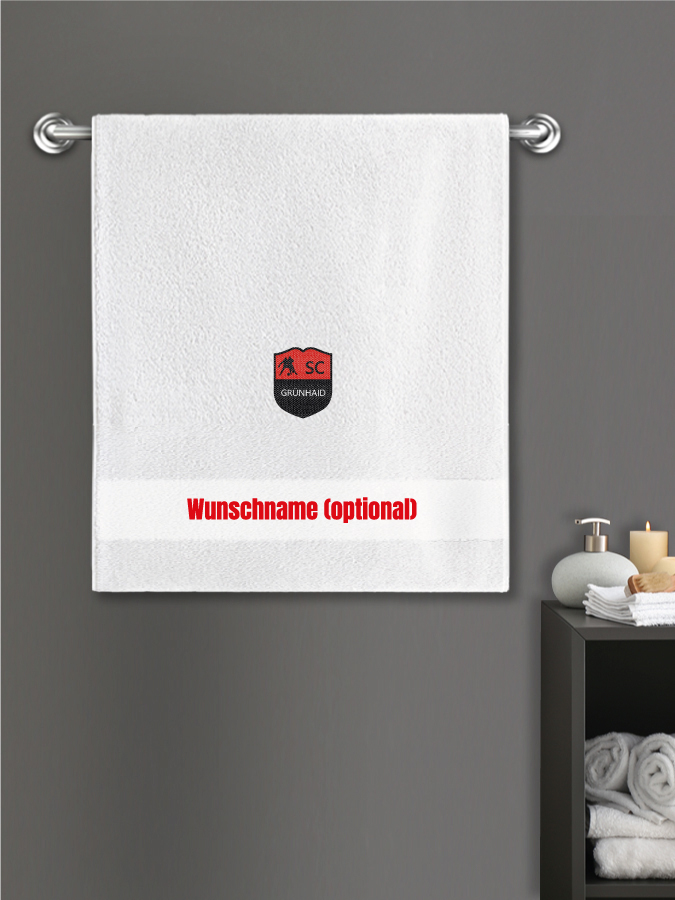 Badehandtuch Team Sticklogo