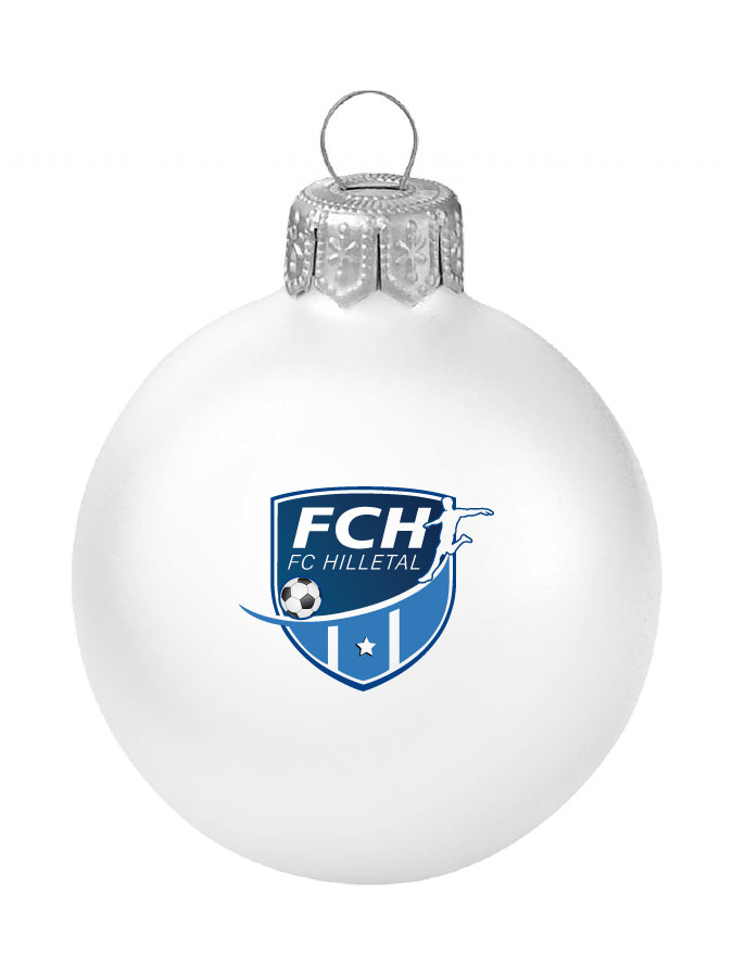 Weihnachtskugel Logo 8cm