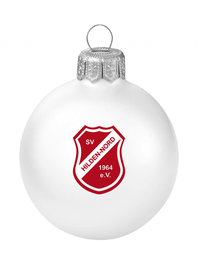 Weihnachtskugel Logo 8cm