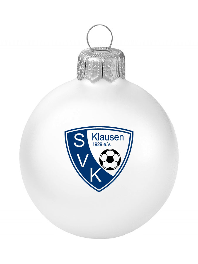 Weihnachtskugel Logo 8cm