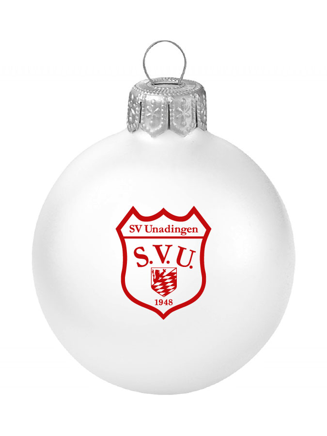 Weihnachtskugel Logo 8cm