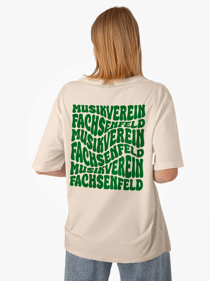Oversized Shirt Wavy Damen