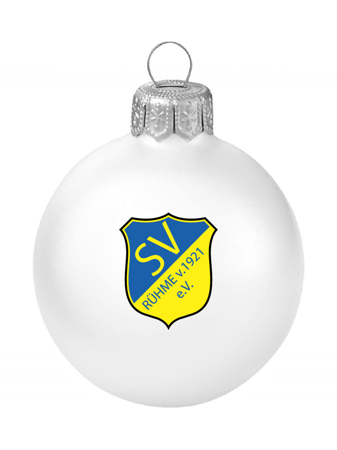 Weihnachtskugel Logo 8cm