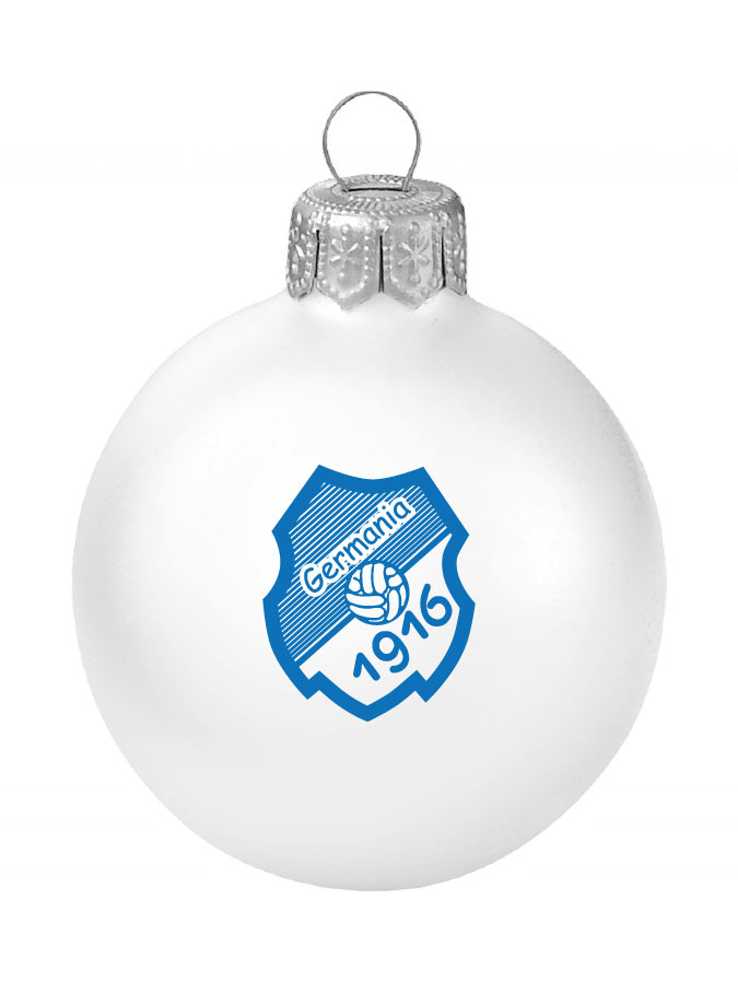 Weihnachtskugel Logo 8cm