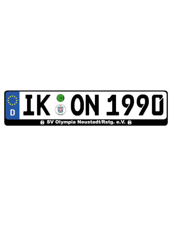 Kennzeichenhalter Kalden (2er Set)