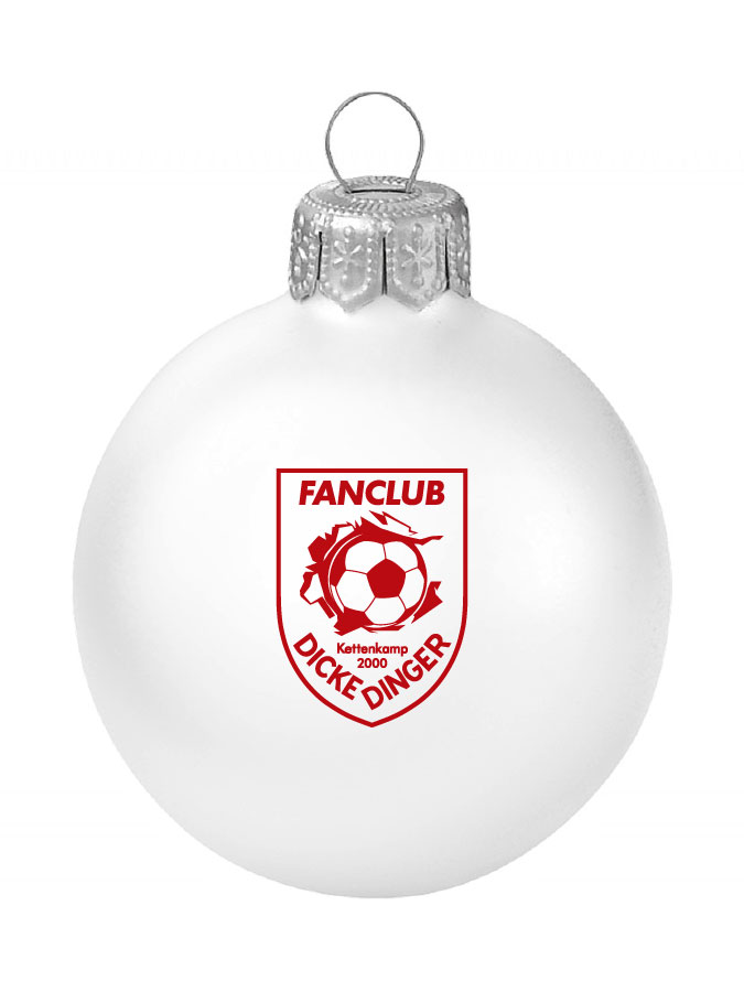 Weihnachtskugel Logo 8cm
