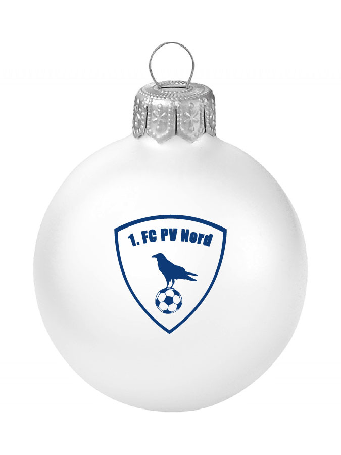 Weihnachtskugel Logo 8cm