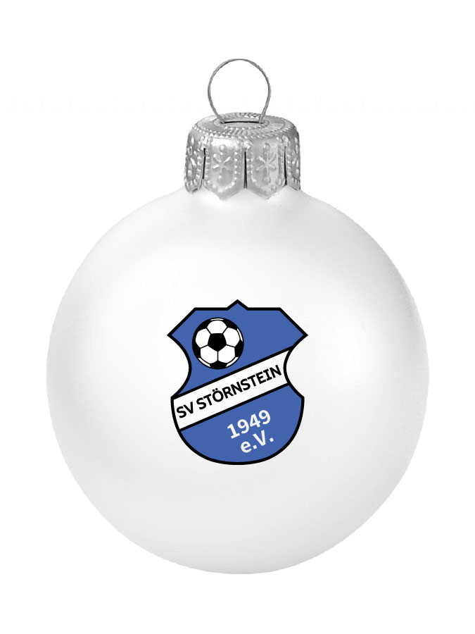 Weihnachtskugel Logo 8cm