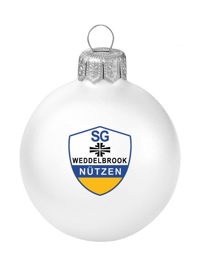Weihnachtskugel Logo 8cm