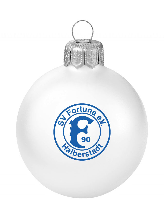 Weihnachtskugel Logo 8cm