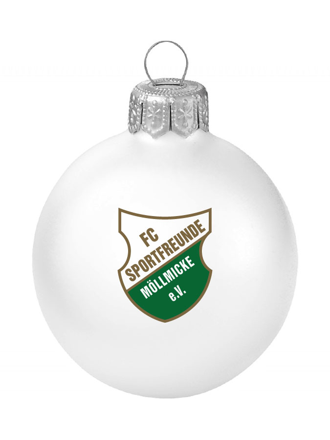 Weihnachtskugel Logo 8cm