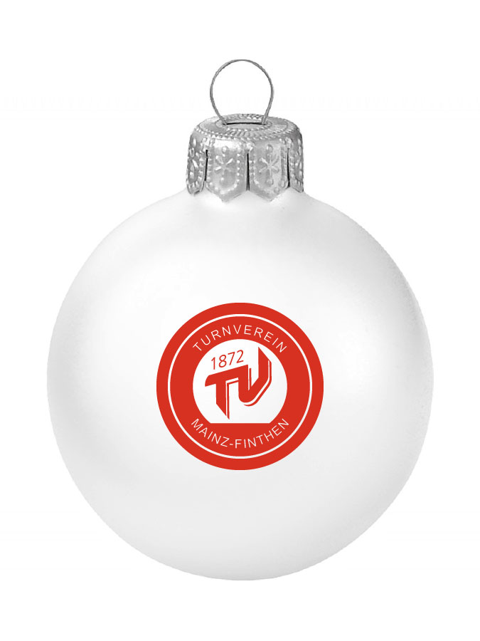 Weihnachtskugel Logo 8cm