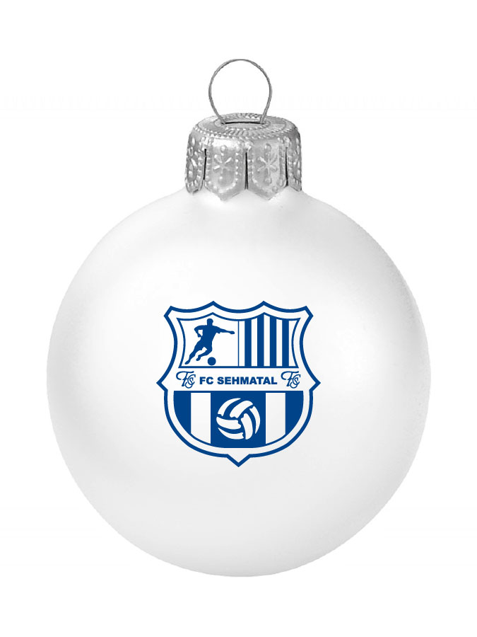 Weihnachtskugel Logo 8cm