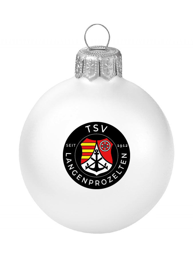 Weihnachtskugel Logo 8cm