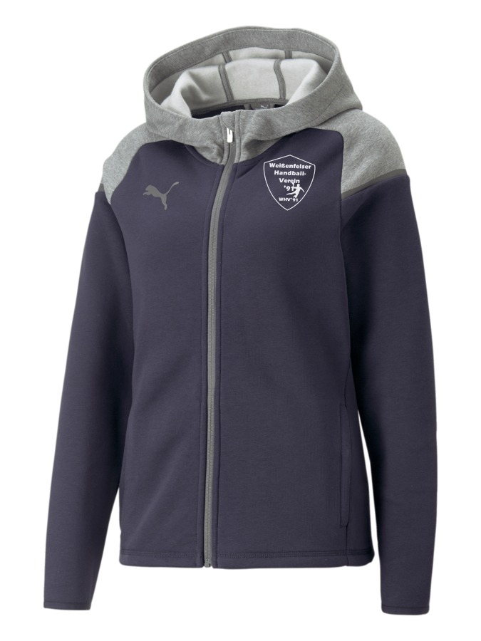 PUMA teamCUP Casuals Kapuzenjacke Damen