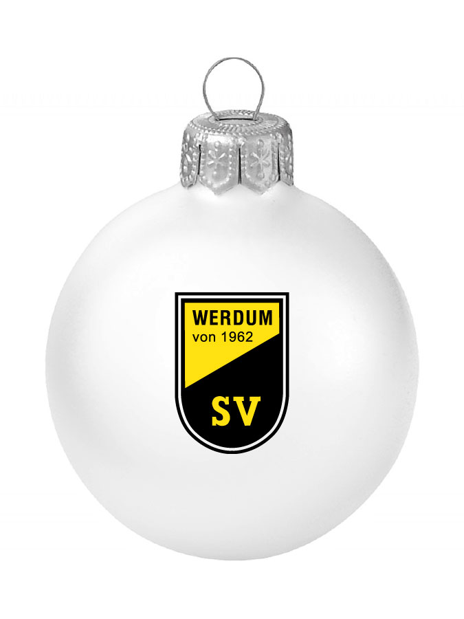 Weihnachtskugel Logo 8cm