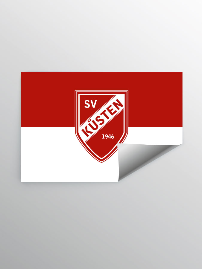Aufkleber DIN A7 Logo