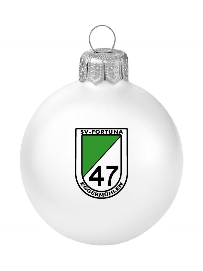 Weihnachtskugel Logo 8cm