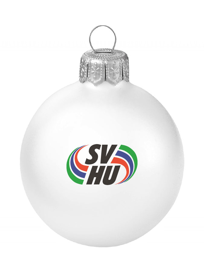 Weihnachtskugel Logo 8cm