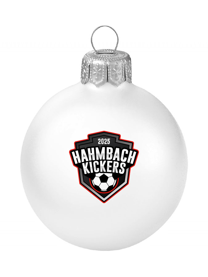 Weihnachtskugel Logo 8cm