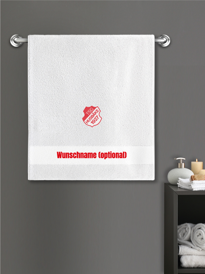 Badehandtuch Team Sticklogo