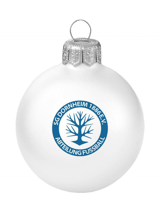 Weihnachtskugel Logo 8cm