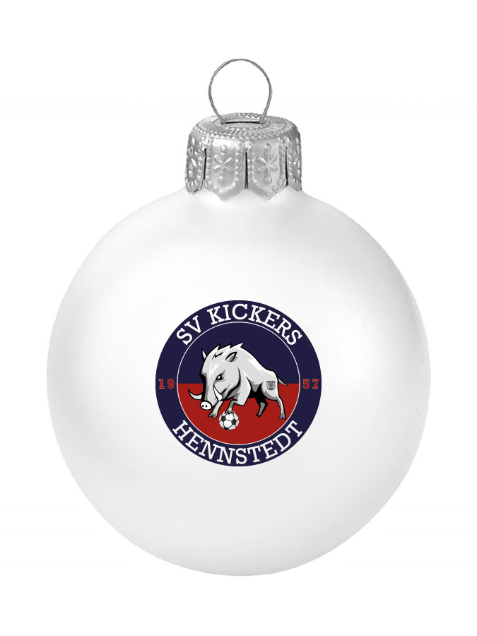 Weihnachtskugel Logo 8cm