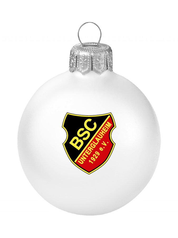 Weihnachtskugel Logo 8cm