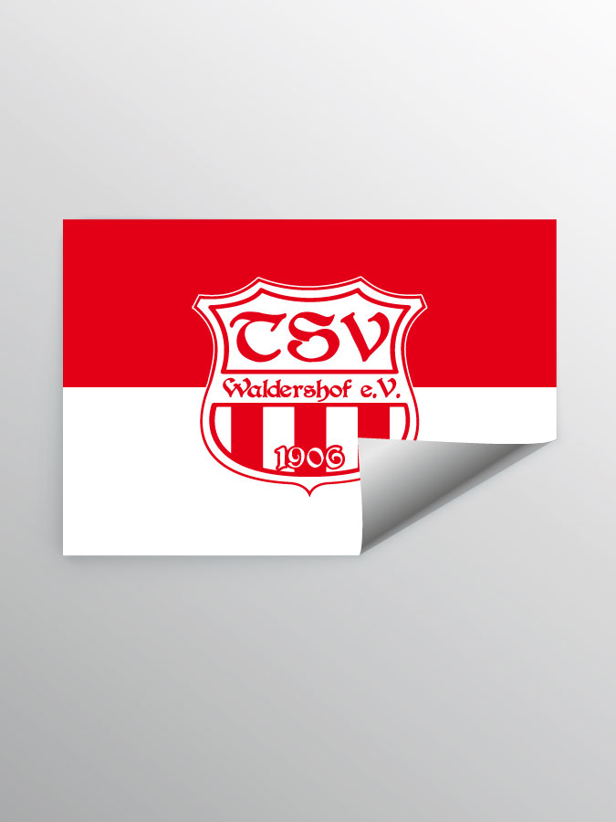 Aufkleber DIN A7 Logo
