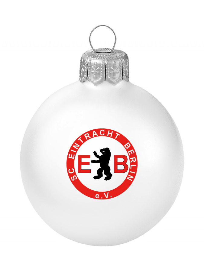 Weihnachtskugel Logo 8cm