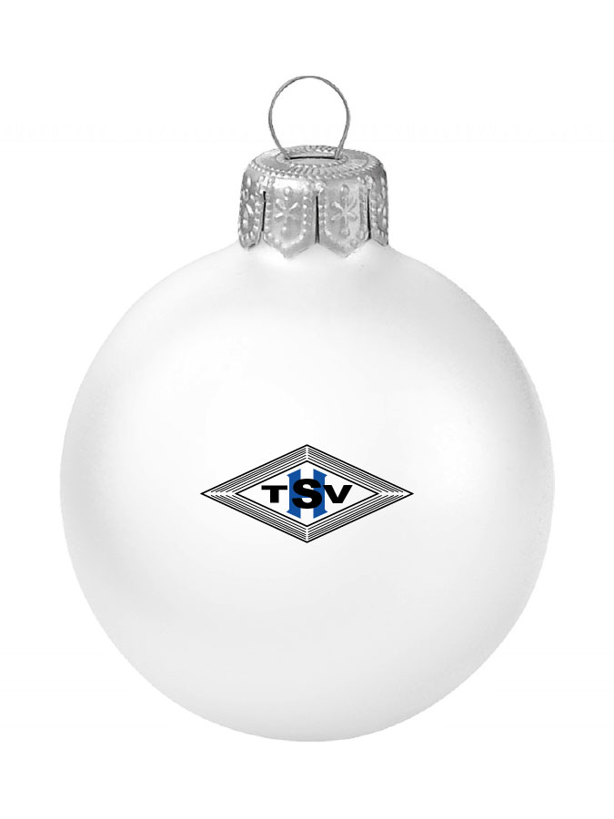 Weihnachtskugel Logo 8cm