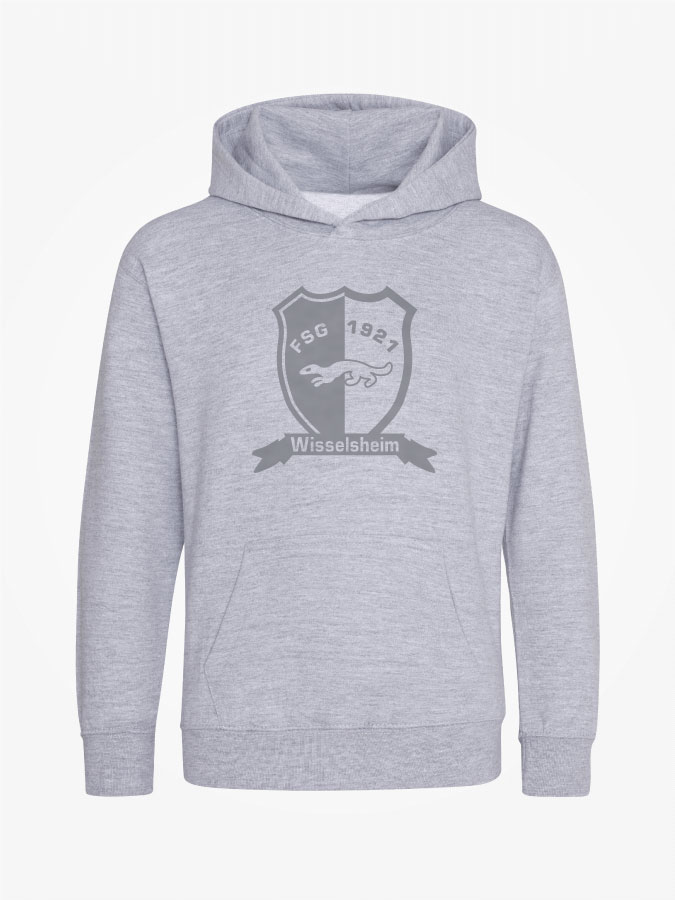 Hoodie All Grey Kids Unisex