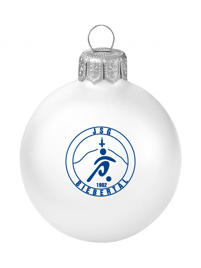 Weihnachtskugel Logo 8cm