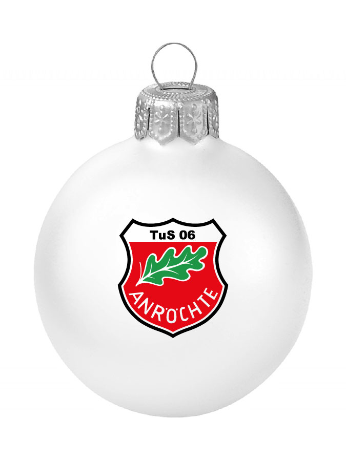Weihnachtskugel Logo 8cm