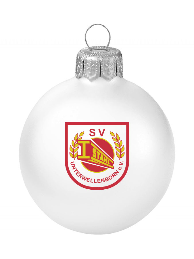 Weihnachtskugel Logo 8cm