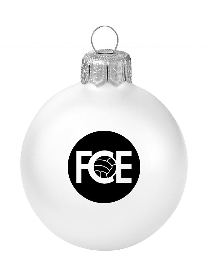 Weihnachtskugel Logo 8cm