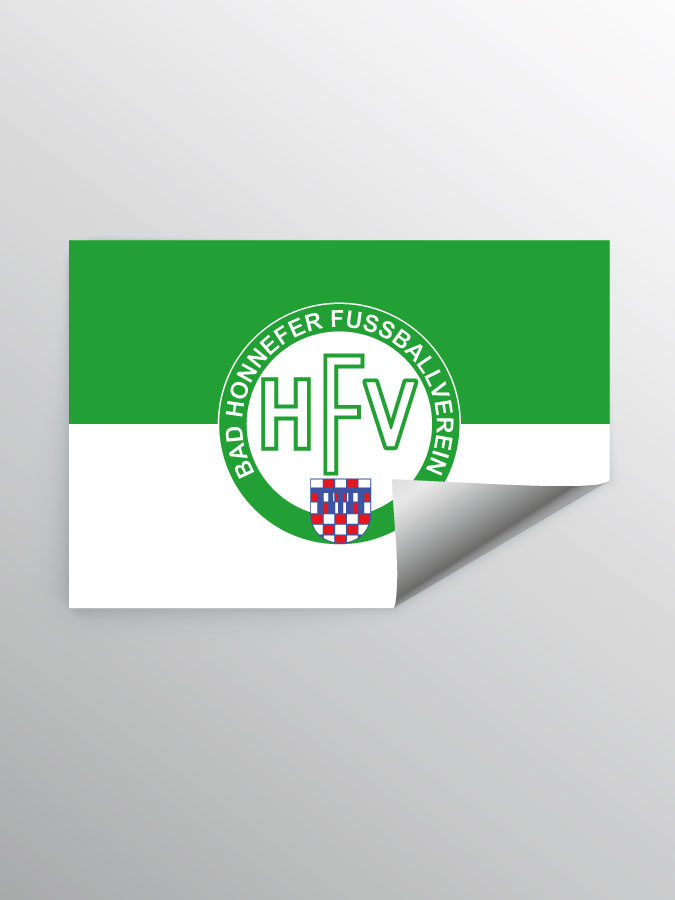 Aufkleber DIN A7 Logo