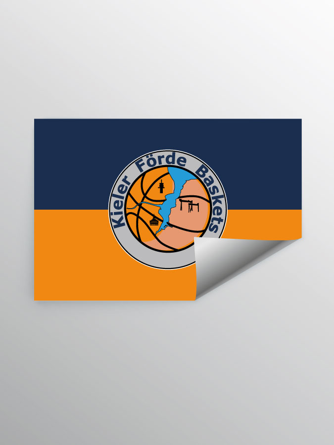Aufkleber DIN A7 Logo