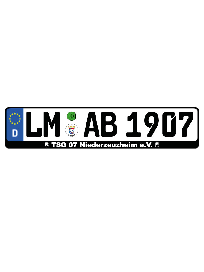 Kennzeichenhalter Kalden (2er Set)