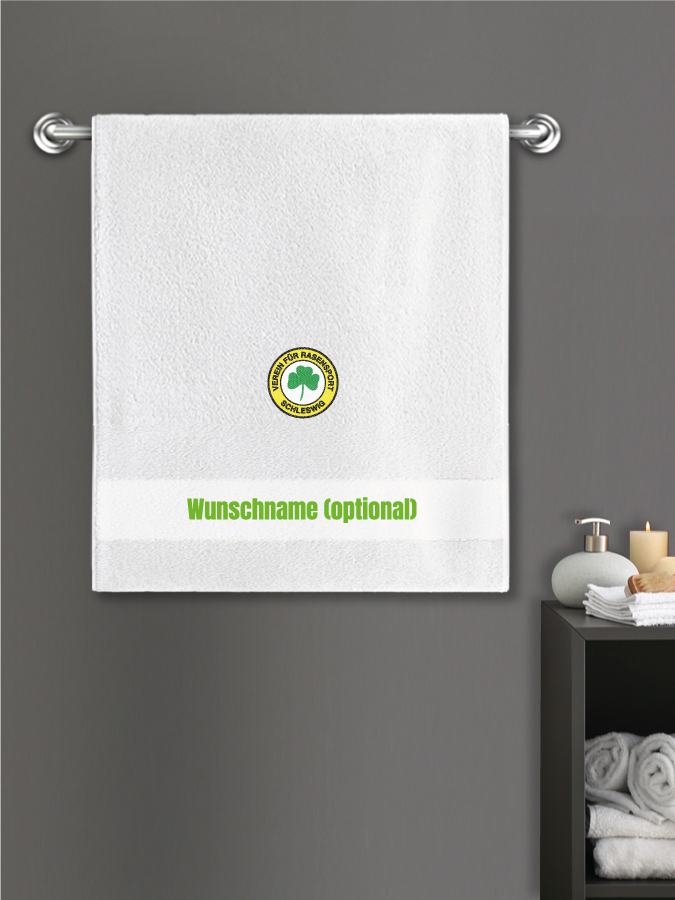 Badehandtuch Team Sticklogo