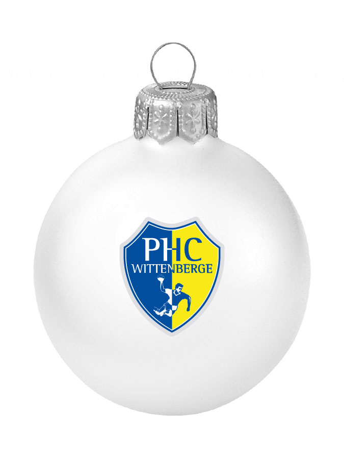 Weihnachtskugel Logo 8cm