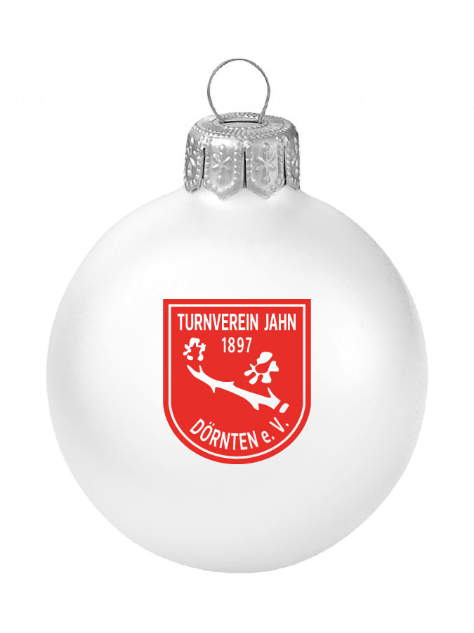 Weihnachtskugel Logo 8cm